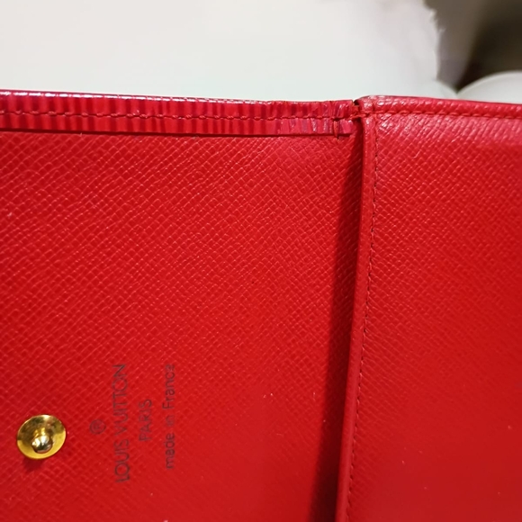 Louis Vuitton Red Epi Leather Wallet - Picture 3 of 7